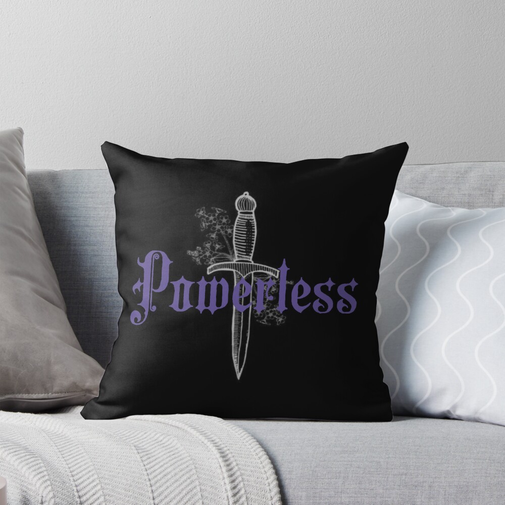 Inspired By Powerless By Lauren Roberts Throw Pillow
