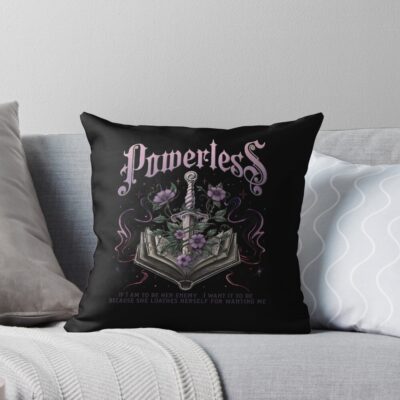 Fantasy Book Quote Aesthetic Throw Pillow