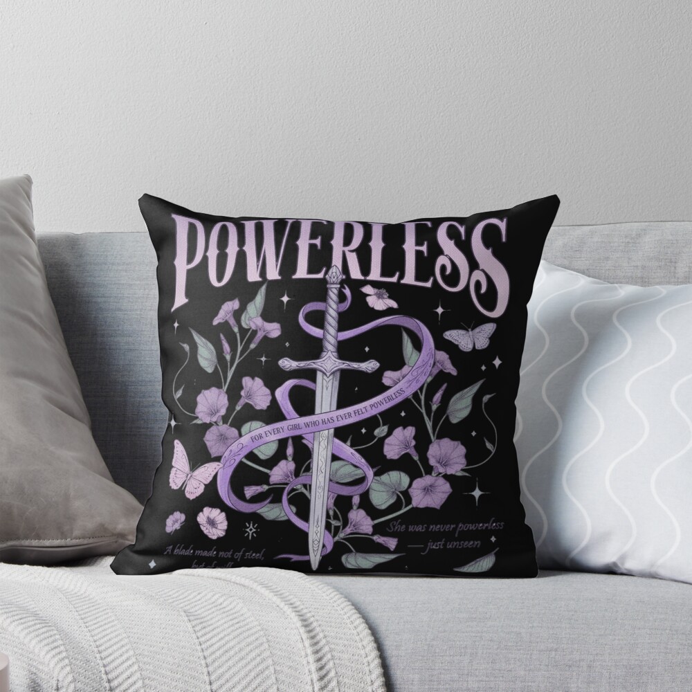 Powerless Kai Azer Book Lover Gift Throw Pillow