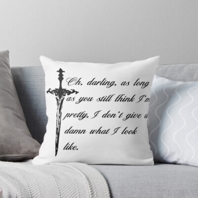 Kai Azer Powerless Quote Minimal Throw Pillow