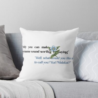 Powerless Minimalist Quote Throw Pillow